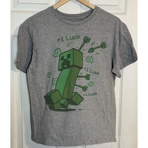 🩵🩵Kids Mojang Minecraft T Shirt, Gray, XL🩵🩵